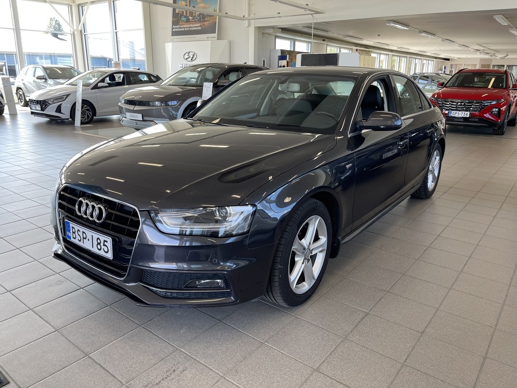 Audi A4 Sedan Business Sport 2,0 TDI clean diesel 110 kW multitronic **KORKO ALK 2.99% + KULUT!**, vm. 2015, 133 tkm (1 / 10)