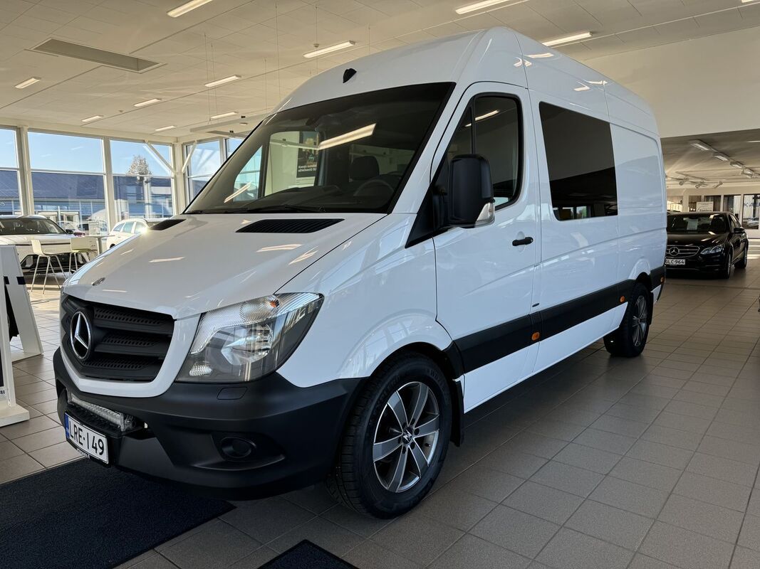 Mercedes-Benz Sprinter 319CDI-3,55/37K keskipitk A2 A BlueTec **REK 5 HL KA!**KORKO ALK. 2.99% + KULUT!**, vm. 2015, 152 tkm (1 / 13)