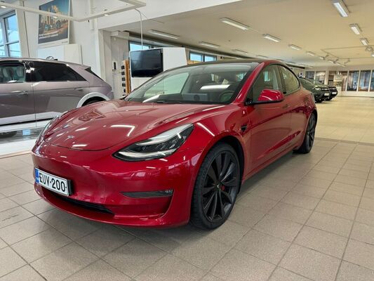 Tesla Model 3 Performance **FSD AUTOPILOTTI, 2X RENKAAT!**, vm. 2020, 51 tkm