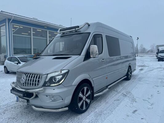 Mercedes-Benz Sprinter 319CDI extrapitk A4 A **KORKO ALK. 2.99% + KULUT!**2+4 RETKEILYAUTO, SIS ALV!**, vm. 2016, 138 tkm