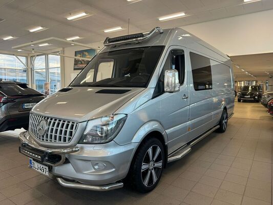 Mercedes-Benz Sprinter 319CDI extrapitk A4 A **2+4 RETKEILYAUTO, SIS ALV!**, vm. 2016, 139 tkm